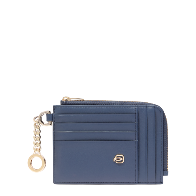 Чехол для кредитных карт PIQUADRO LYRA синий, натуральная кожа PP5910W92R/BLU4