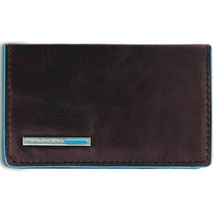 Чехол для визитных карт PIQUADRO BLUE SQUARE (коричневый) PP1263B2/MO