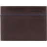 Кошелек мужской PIQUADRO BLUE SQUARE REVAMP коричневый натуральная кожа PU6190B2VR/MO