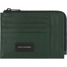 Кошелек мужской PIQUADRO HARPER PU1243APR/VE3 зеленый натур.кожа PU1243APR-VE3