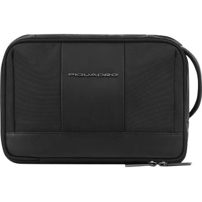 Косметичка PIQUADRO BRIEF2 черный натур.кожа/ткань BY6148BR2/N