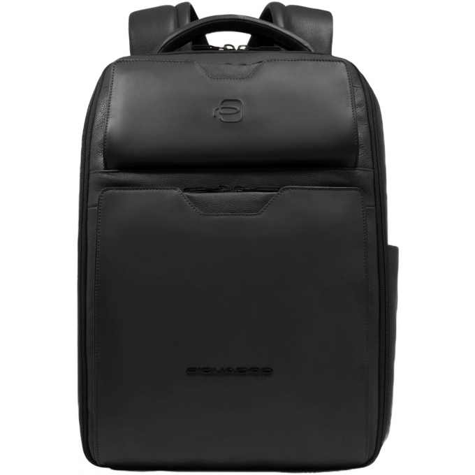 Рюкзак мужской PIQUADRO AEL черный кожа CA6923S142/N