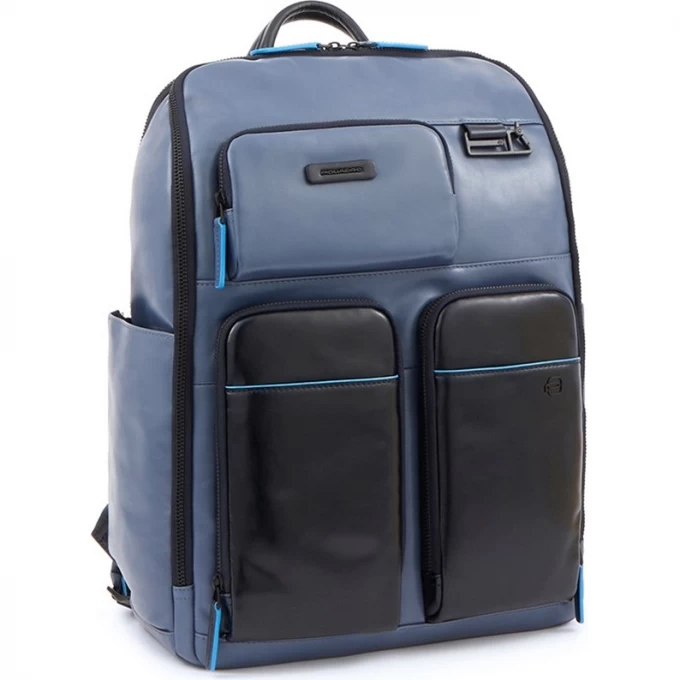 Рюкзак PIQUADRO BLUE SQUARE REVAMP темно-синий/синий CA5381B2V/BLBL