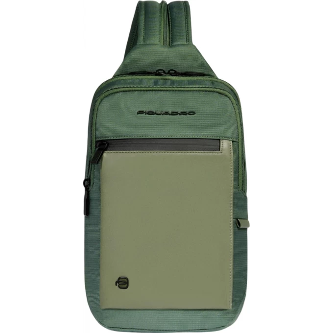 Рюкзак слинг мужской PIQUADRO ORION хаки CA6625S136/VE Рюкзак слинг мужской PIQUADRO ORION хаки CA6625S136/VE