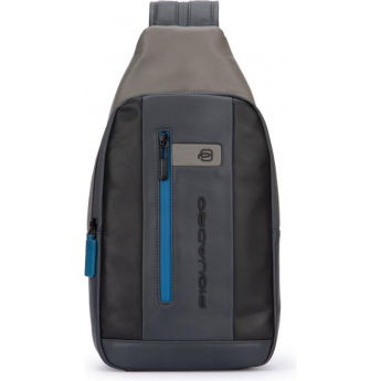 Рюкзак слинг мужской PIQUADRO URBAN CA6540UB00/NGR черный/серый
