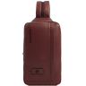 Рюкзак слинг PIQUADRO RUSSEL красное дерево кожа CA6764W137/CU